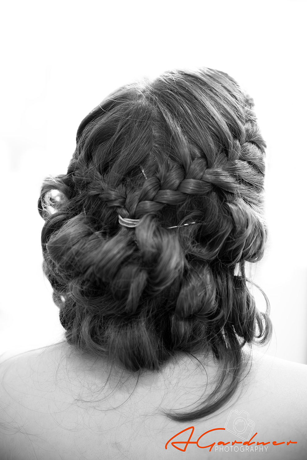 Bride getting ready